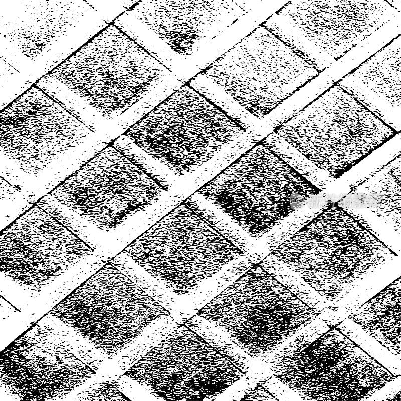 金属瓦片上的图案。枯燥乏味的纹理。黑色灰尘Scratchy Pattern。抽象的背景。矢量设计作品。变形的效果。裂缝。